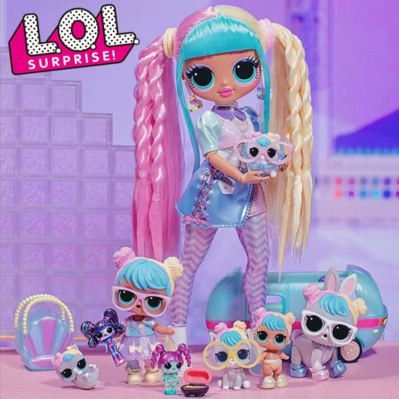 Original LOL Surprise Dolls OMG Winter Disco Doll LOL Bigger Dolls Girl Play House Classic Toy Children New Year Christmas Gifts