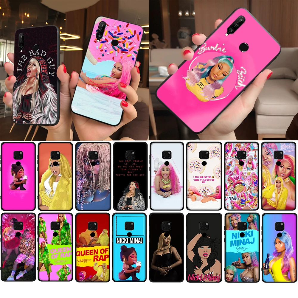Мягкий ТПУ чехол Lavaza Nicki Minaj для Huawei Nova 6 7 SE Pro V30 30 P40 Max чехлы | Мобильные телефоны и