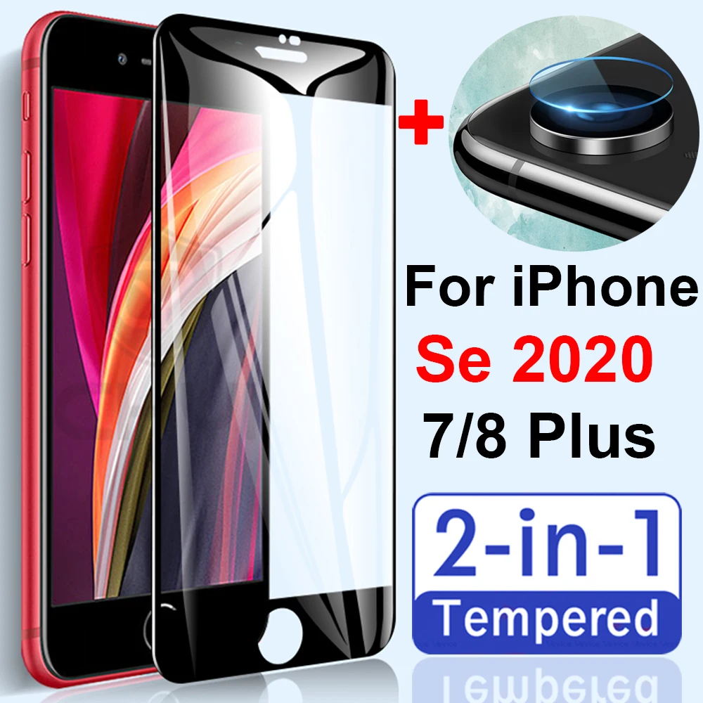 Стекло для Iphone Se 2020 защита экрана Se2 2 Iphonese 7 8 Plus Se2020 Flim Len Temper Glas Armor Iphone7 plus 7plus 2020se |