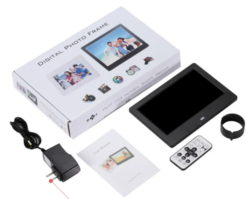 7 дюймов Lcd Tft цифровая фоторамка видео Mp3 Mp4 Play