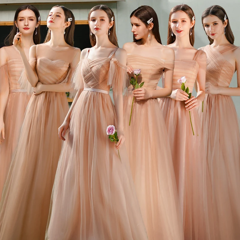 

Wedding Guest Elegant Dress Women for Wedding Party Junior Bridesmaid Dress Tulle Vintage Dress Prom Azul Royal Vestidos A-Line