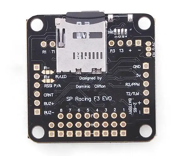 SP Racing F3 управление полетом Модернизированный F3 Evo с слот карты Micro SD