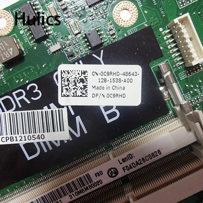 Hulics C9RHD 0C9RHD CN-0C9RHD для Dell L501X Материнская плата ноутбука DAGM6BMB8F0 HM57 DDR3