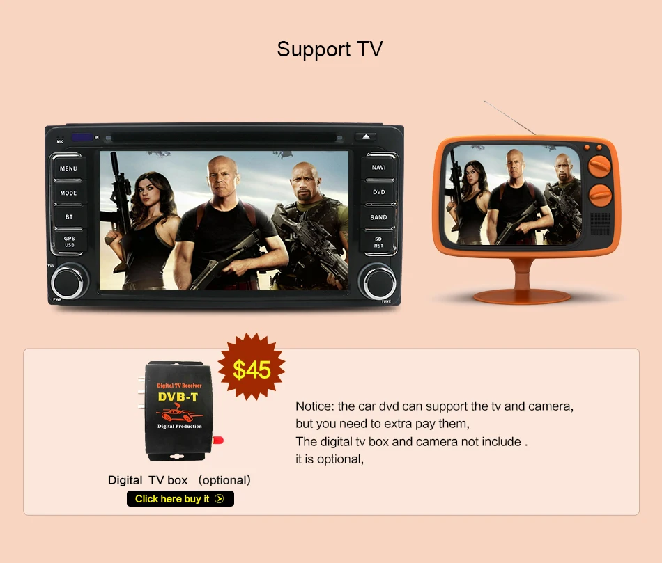 Excellent 2 din Car DVD radio GPS fit for Toyota Hilux yaris VIOS Camry Corolla Prado RAV4 Prado 2003 2004 2005 2006 2007 2008 free camera 17