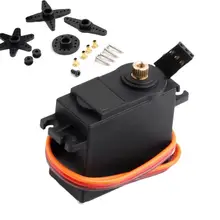 Высокое качество 1 комплект Цифровой Металлический Редуктор Серводвигатель MG995 мотор для лодки редуктор градусов автомобиль RC металлический сервопривод 360 вертолет крутящий момент Q5G6