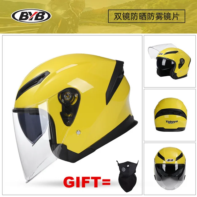 Motorcycle Helmet Dual Lens Double 