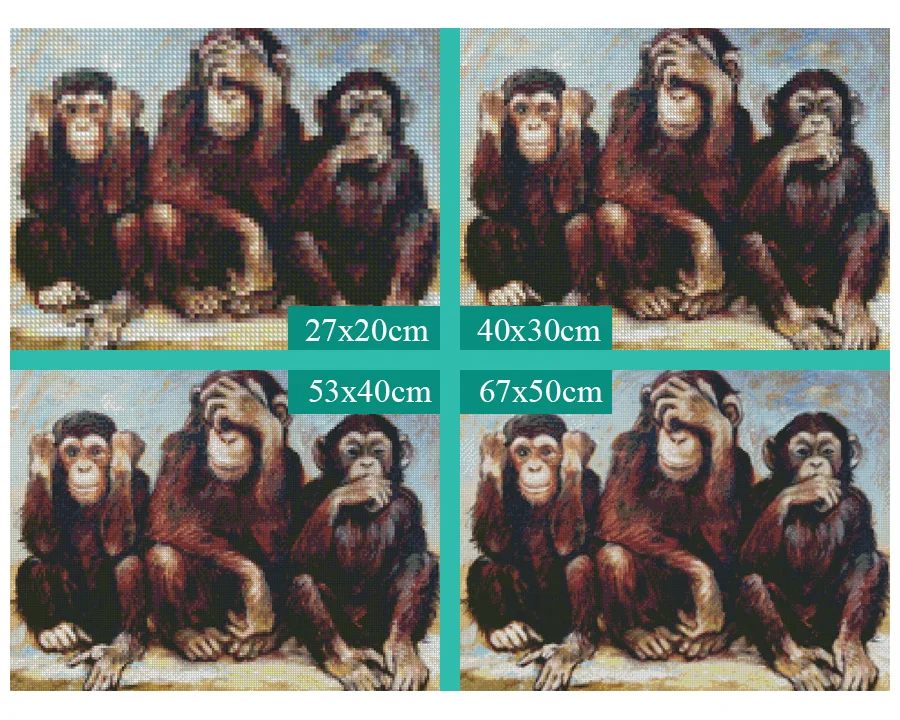 Алмазная картина 5D с полным сверлом «Семья обезьян», Алмазная мозаика, распродажа, круглые стразы, алмазная вышивка, декор в виде животных