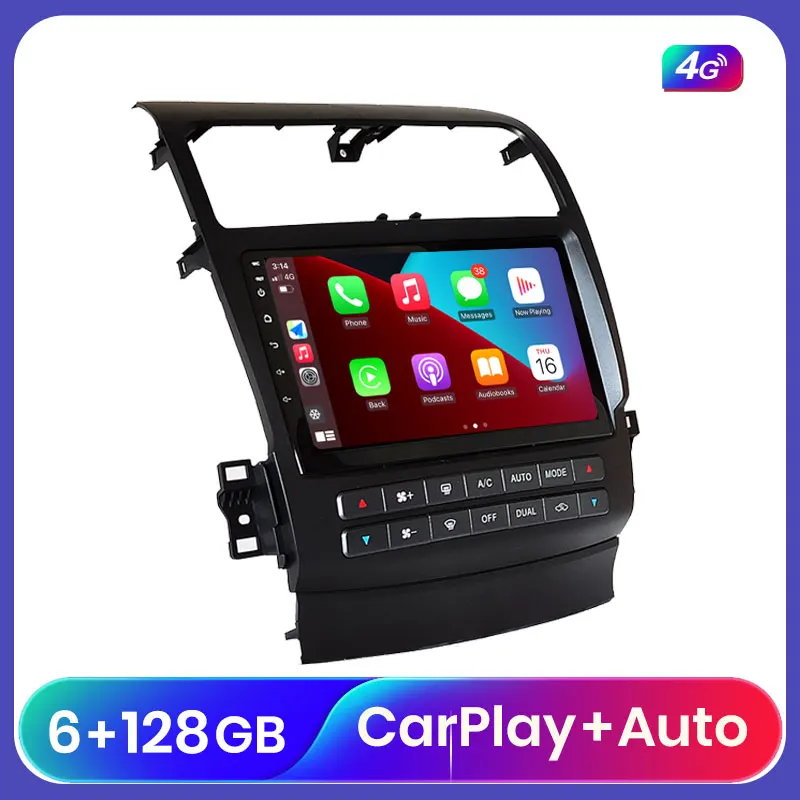 

Автомобильный радиоприемник Android 13, мультимедийная аудиосистема GPS Bt для acura TSX 2004 2005 2006 20072008 honda inspire carplay, Прямая поставка