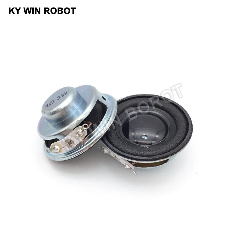 2PCS/Lot High Quality Speaker Horn 3W 4R Diameter 4CM Mini Amplifier Rubber Gasket Loudspeaker Trumpet