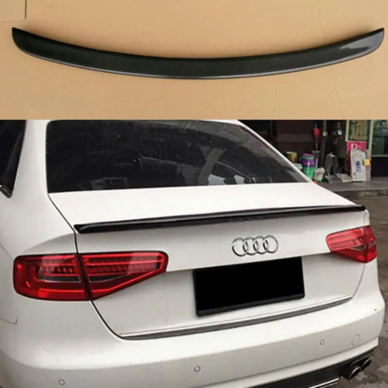 Для Audi A4 A4L B8 Limousine 2009 2010 2011 2012 Задний спойлер крыла багажник Спойлеры крыльев