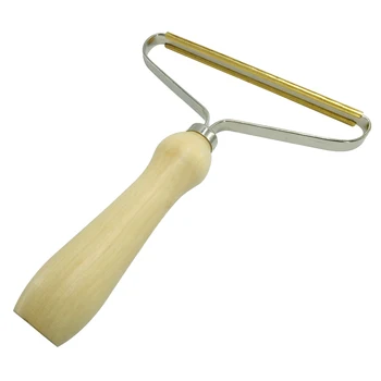 

Manual Laundry Supplies Trimmer Lint Remover Tool Clothes Fabrics Sweater Handheld Portable Fuzz Shaver Ergonomic Wooden Handle