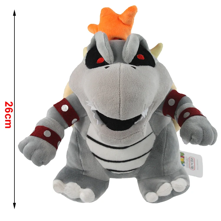 26cm-K-opp bag Супер Марио Одиссея свадебное платье Luigi Принцесса Персик Йоши Diddy Kong 3D Land Bone Kuba Дракон Темный Теплозаправщик koopa плюшевые игрушки - Цвет: 26cm-K-opp bag