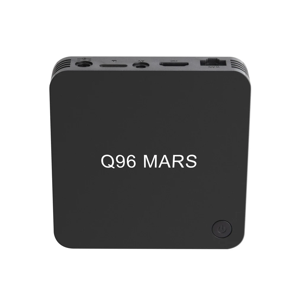Q96 MARS Android 7,1 Smart tv Box Amlogic S905W четырехъядерный UHD 4K телеприставка VP9 H.265 1 ГБ/8 ГБ 2,4 г WiFi 100 м LAN медиаплеер