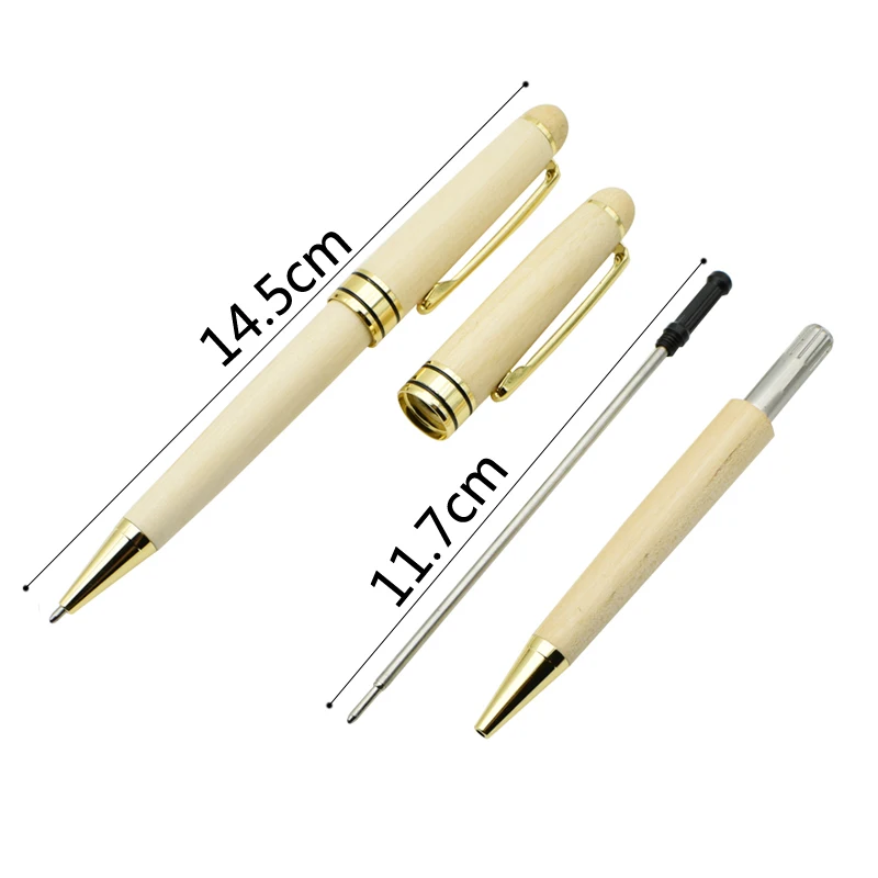 (12 шт./лот) ручка из дерева оптовая продажа экологически чистые чернила для письма