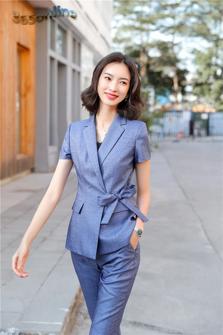 Costume Longueur Manche Manteau Costume D'affaires Pour Femmes