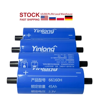 

6PCS LTO 2.3V 40Ah battery Original Grade A 66160H 2.4V Lithium Titanate cell YINLONG EU US 3-7days delivery 12V 24V 48V EV RV