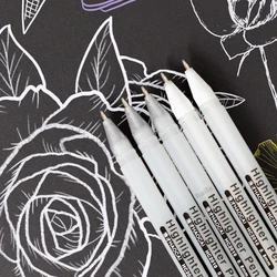 Haile – stylo marqueur Permanent blanc étanche, stylo Gel, pour dessin Graffiti, bricolage, fournitures de stylo artisanal, 1 à 3 pièces 