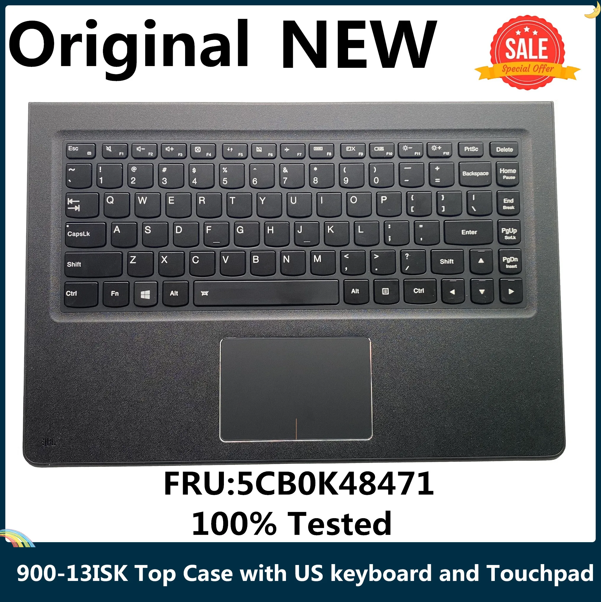 Новый оригинальный чехол LSC для ноутбука Lenovo Yoga 900 13isk с клавиатурой американской