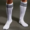 Calcetines deportivos a rayas para hombre, calcetín informal, blanco y negro ► Foto 2/4