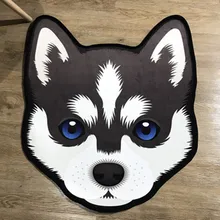 Имитация домашних собак головные портреты короткий плюшевый коврик Сибирский хаски вельш корги висячие стул подушка коврик для домашних животных X2374