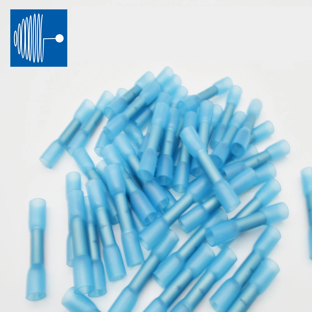 

SHENGPAI 20/30/50PC Heat Shrink Butt Connectors Insulated Waterproof Heat Shrink Terminals 14-16AWG Electrical Crimp Terminals