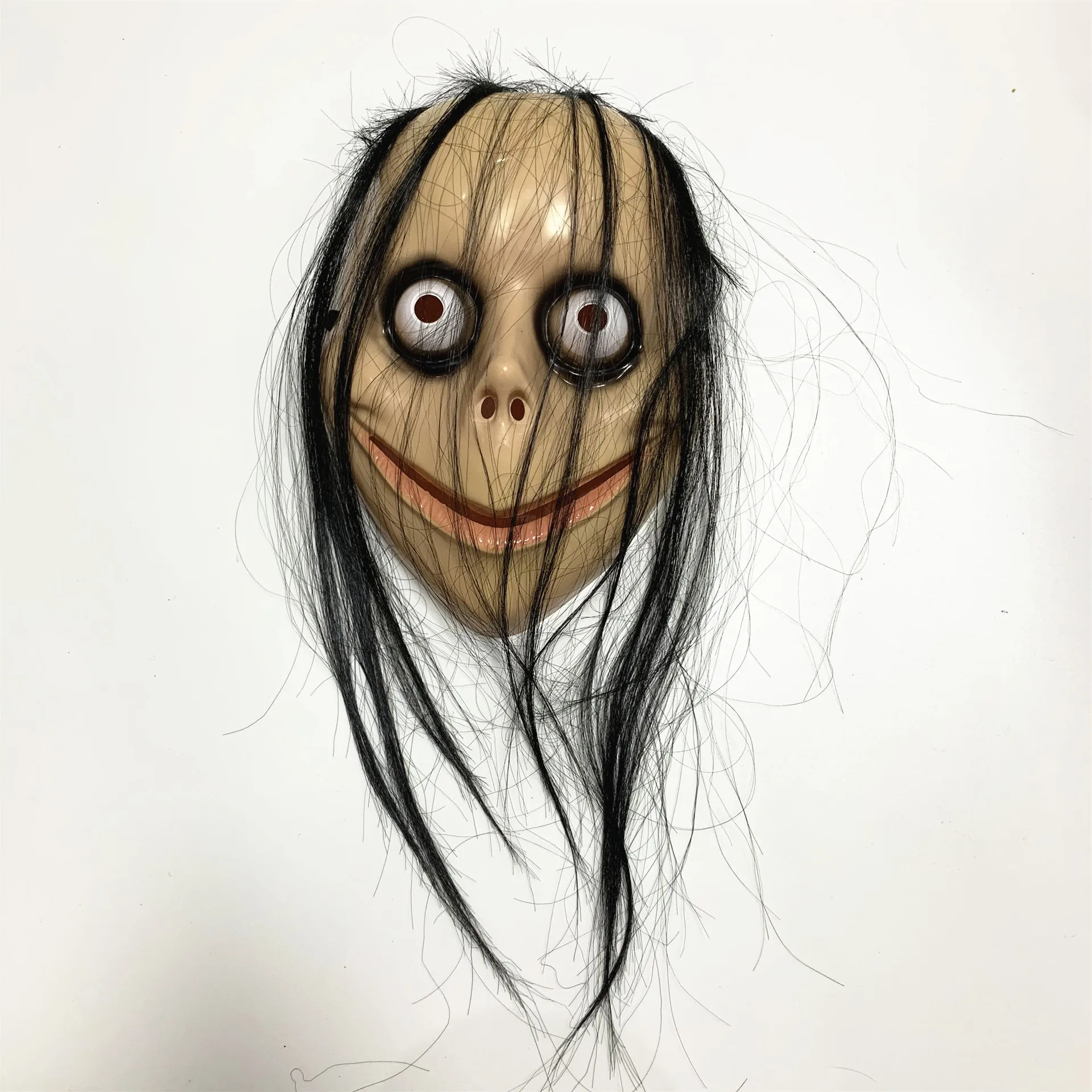 New Halloween Bar Ktv With Hairy Kid Mask Cute Kid Horror Mask Halloween Spoof Toy Super Scary Mask Easy To Carry Ziloqa In ziloqa in
