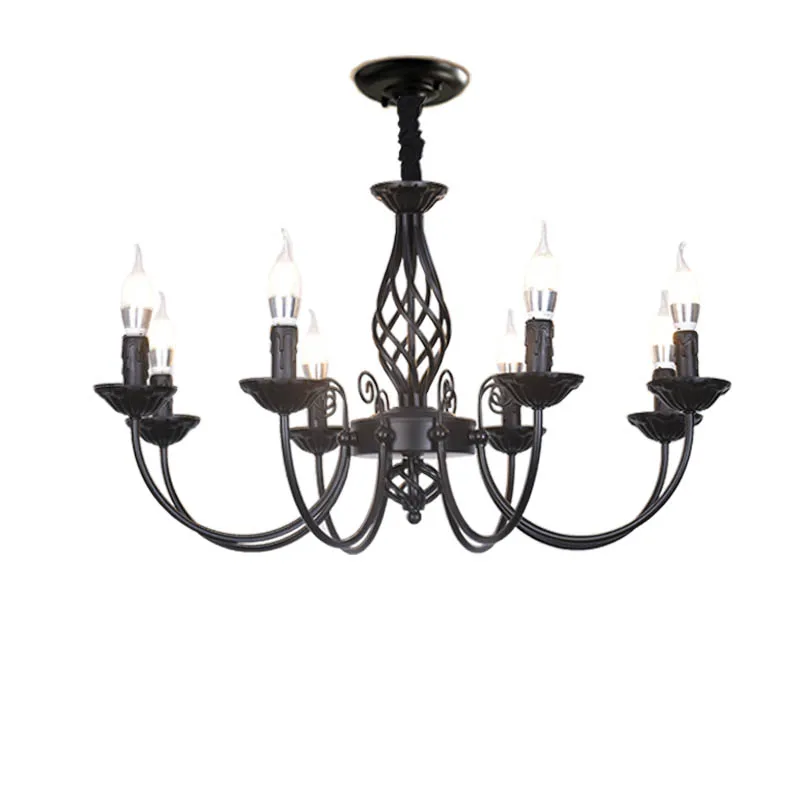 Retro industrial Pendant Lights 3/4/5/6 European style living room dining room iron lamp E14 WF12071040