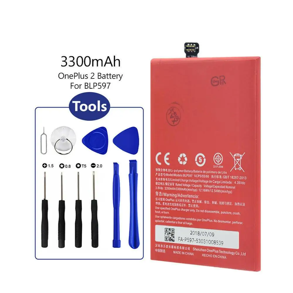 GeLar New Original Genuine Battery For OnePlus One Plus 1 2 3 3T 5 6 6T 7 + Nice Tools | Мобильные телефоны и аксессуары