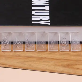 

30Pcs 3D Acrylic Silicone Mold Carving Floral Mould for Nail Art DIY Decoration 40JF