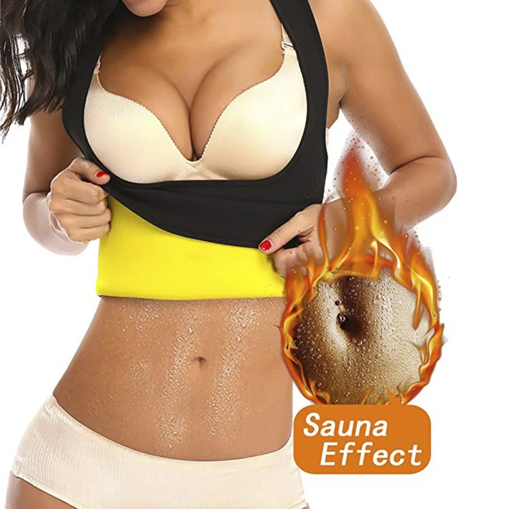 Женский тренировочный жилет для талии пота + штаны костюм сауны неопреновый