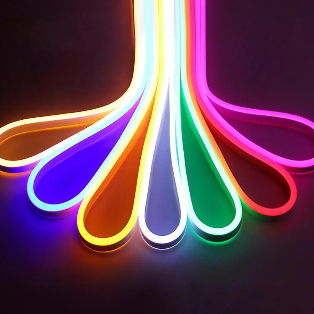 12V светодиодный неоновая вывеска для организаций и магазинов лента гирлянда