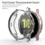 Чехол для часов Samsung Galaxy watch active 2 44 мм 40 мм TPU All-Around bumper Screen Protector+пленка smartwatch cover Аксессуары