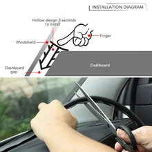 1,6 м резиновая новая Пылезащитная звукоизолированная водостойкая изоляция полоса для Авто приборной панели лобового стекла автомобиля