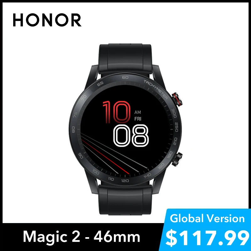 HONOR Magic 2 46mm Smart Watch Blood Oxygen Heart Rate Monitor Fitness Watches Support Bluetooth Call GPS Smartwatch for Men