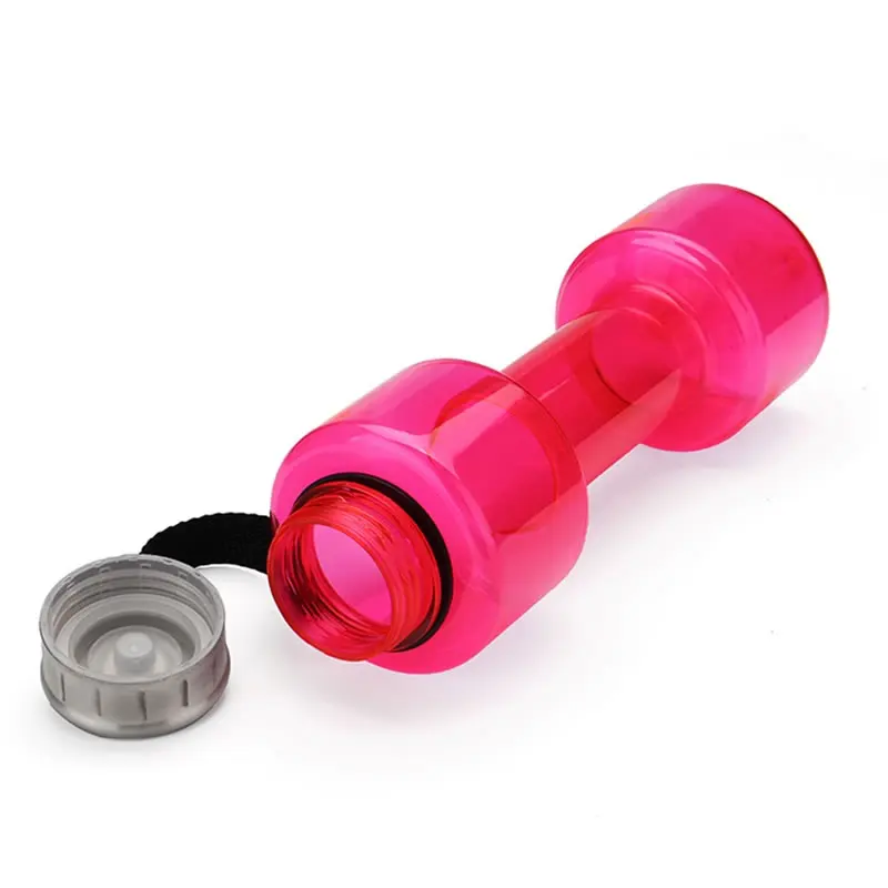 OBR 750ml Dumbbell Sports Water Bottle Whey Protein Powder Shaker Bottle Multi-functional Leakproof Drink Bottle With Rope