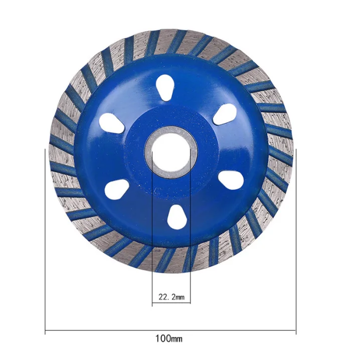 1 шт. алмазный шлифовальный диск колеса бетона чашки диск кладка камня инструмент 100 мм _ WK