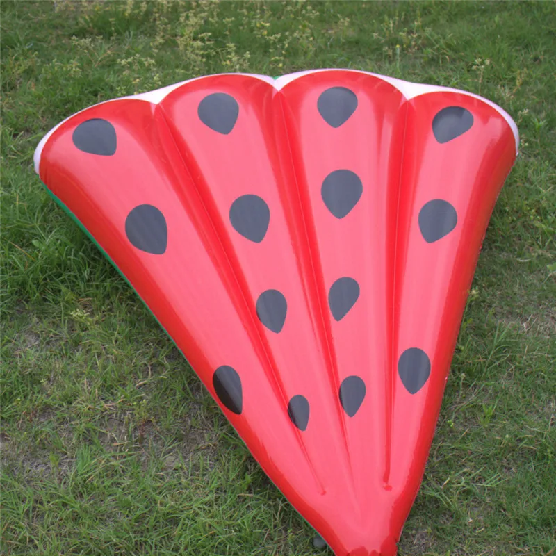 

120*100CM Summer New Inflatable Triangle Watermelon Floating Row Air Mattresses Beach Decoration Swimming Pool Outdoor Game Prop