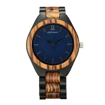

Shifenmei Men's Custom Quartz Wood Table Men's Business Quartz Watch Holiday Gifts Birthday Father's Day Christmas Gifts