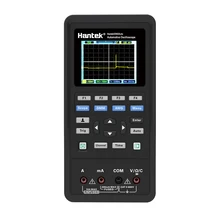 Hantek osciloscópio automotivo, 2d82auto digital 4 em 1 2d82 2ch osciloscópio + fonte de sinal + diagnóstico automotivo + multímetro ferramenta de teste de carro