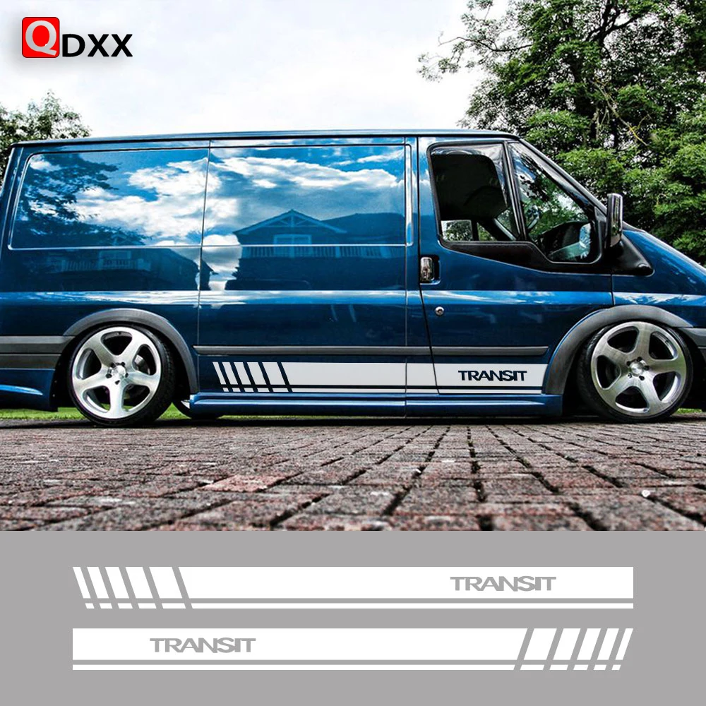 2pcs/lot Car Stickers For Ford Transit Mk6 Mk7 Tuning Accessories Motorhome  Camper Van Sport Stripes Graphics Vinyl Film Decals - Car Stickers -  AliExpress