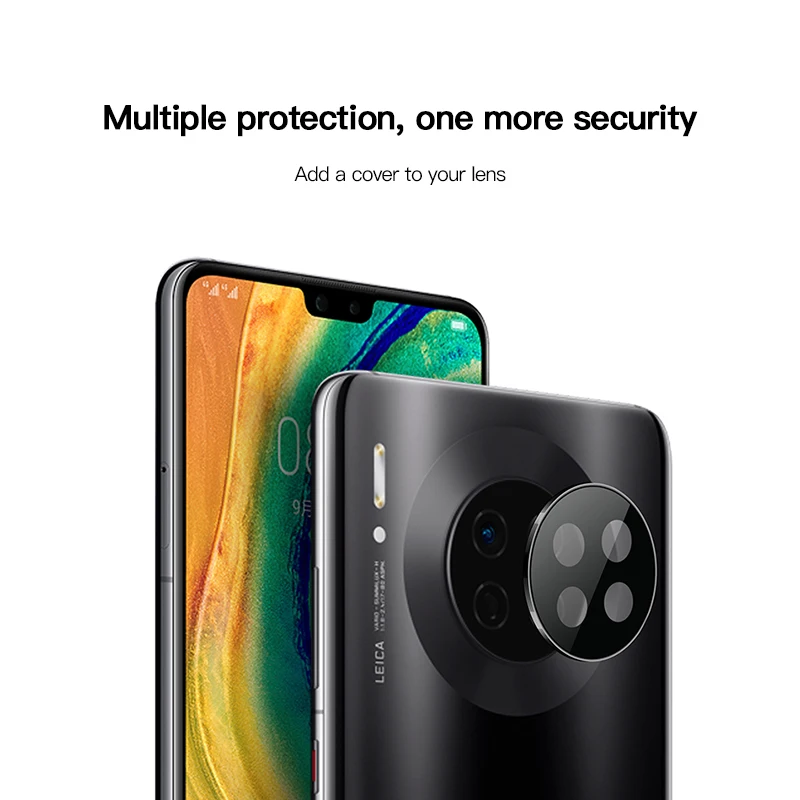 ACCEZZ Задняя крышка объектива камеры для huawei mate 30/mate 30 Pro круглая Защитная пленка закаленное стекло Защита экрана объектив камеры