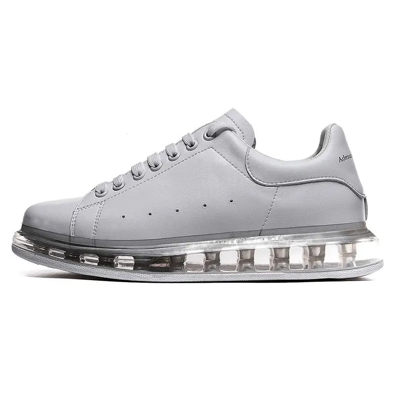Мужская обувь для взрослых Tenis Masculino Adulto zapatillas hombre повседневная обувь chaussure homme Krasovki мужские кроссовки для тренировок - Цвет: gray