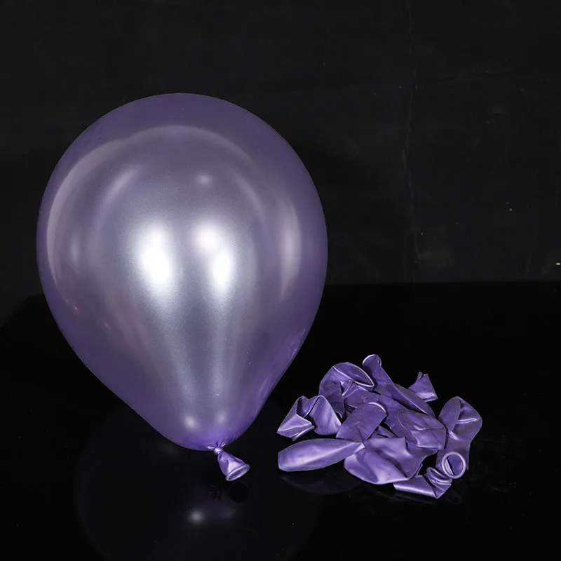 violet 10 шт. на день рождения воздушные шары 10 дюймов 1,5g латекса воздушный шар с гелием утолщение жемчужные вечерние шар вечерние бальные детские игрушки шарики для свадьбы - Цвет: violet