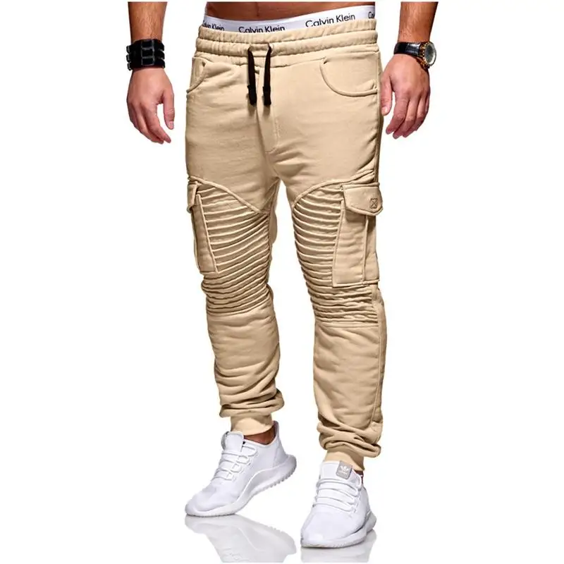 

Running Pants Men Joggers Jogging Pants Leggings Mens Sport Cotton Pocket Trousers Gym Long Fitness Slim Fit Football Sweatpants