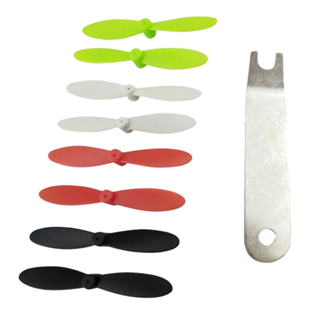 8 Pieces Mini Propellers Backup Propeller Rc Airscrew Replacement Drone Colorful For Jjrc Mini - Parts Accs - AliExpress