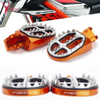 

Foot Rests Pegs Footpegs motorcycle Footrest Pedal Pads For KTM FREERIDE250R 2014-2017 FREERIDE350 2012-2017 FREERIDE 250R 350