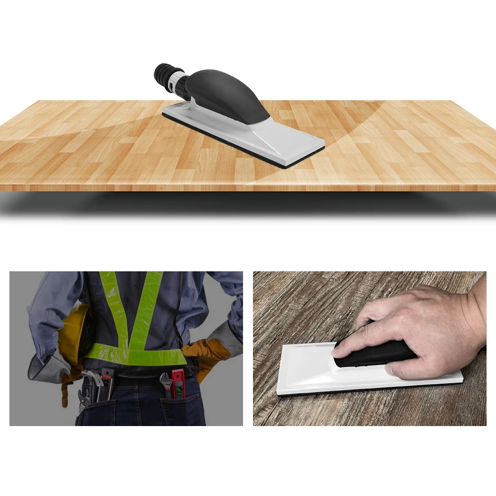 200 x 70mm Sanding Block Hand Dust Extraction Sanding Grinding Sponge