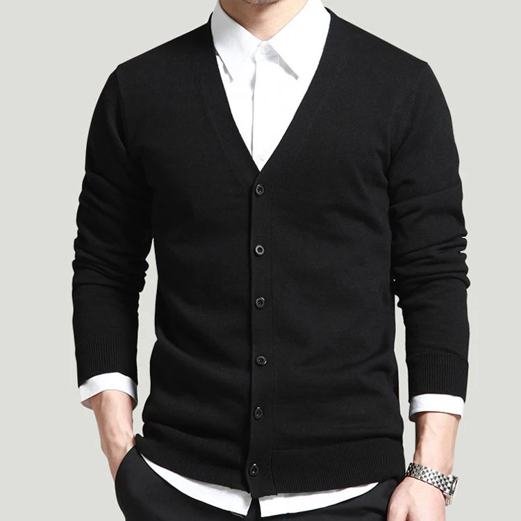Повседневное v-образным вырезом свитер, мужской кардиган slim fit Трикотаж Шерстяные Tace& Shark бренд мужской свитер деловой мужской кардиган