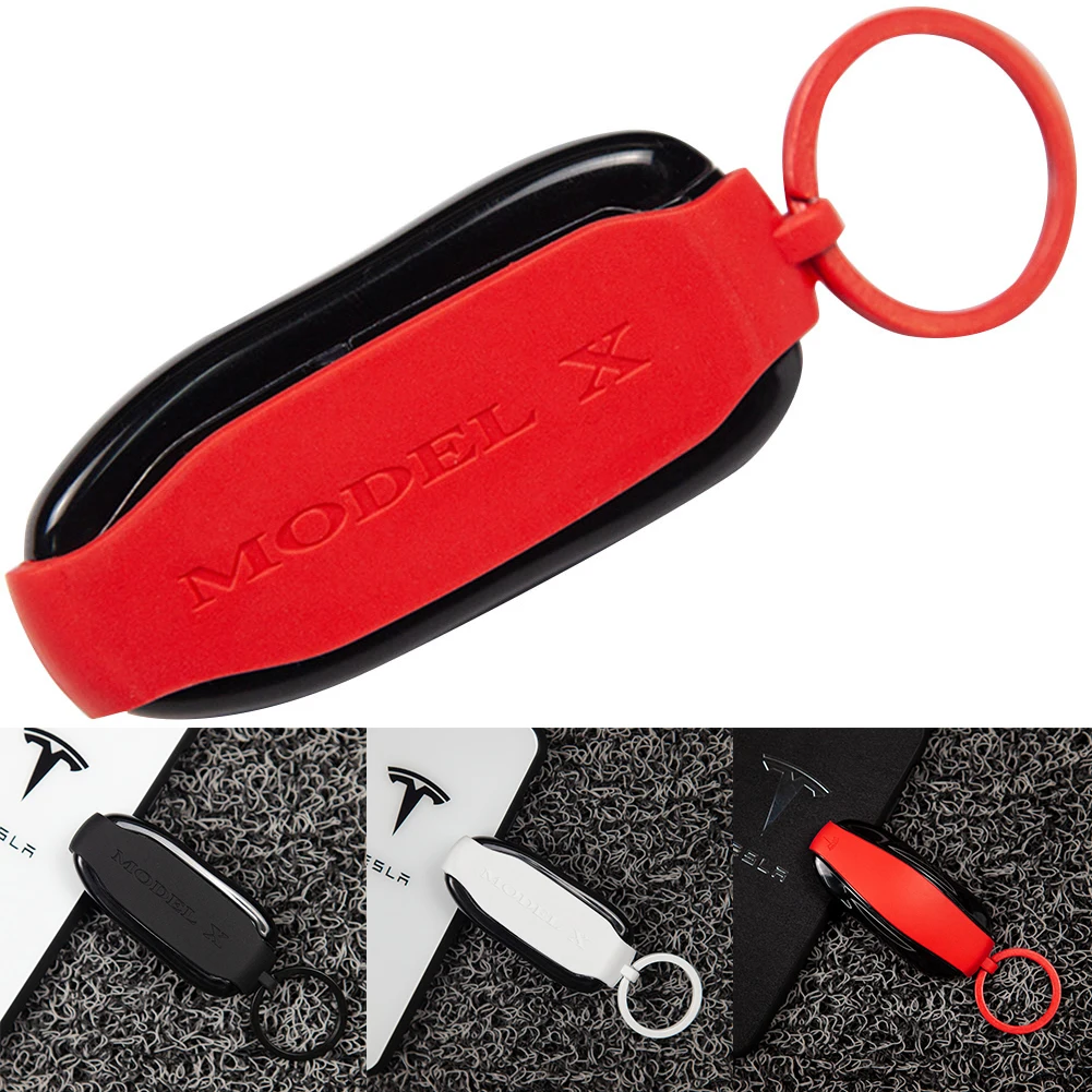 Silicone Protective Accessories Practical Anti Scratch Decoration Car Soft Portable Key Fob Cover For Tesla Model 3 S X