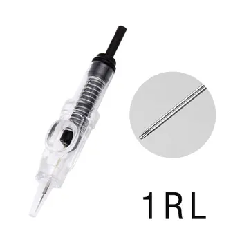 

600D-G Agulha Easy Click dermografos Eyebrow Lips body tattoo cartridge needles 1R/3R/5R/7R Sterilized for Rotary Swiss Machine